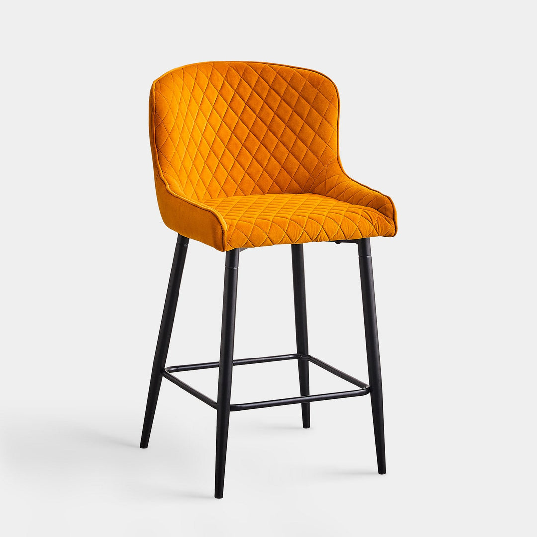 Dundas Velvet Bar Stools [65cm] [Set of 2]