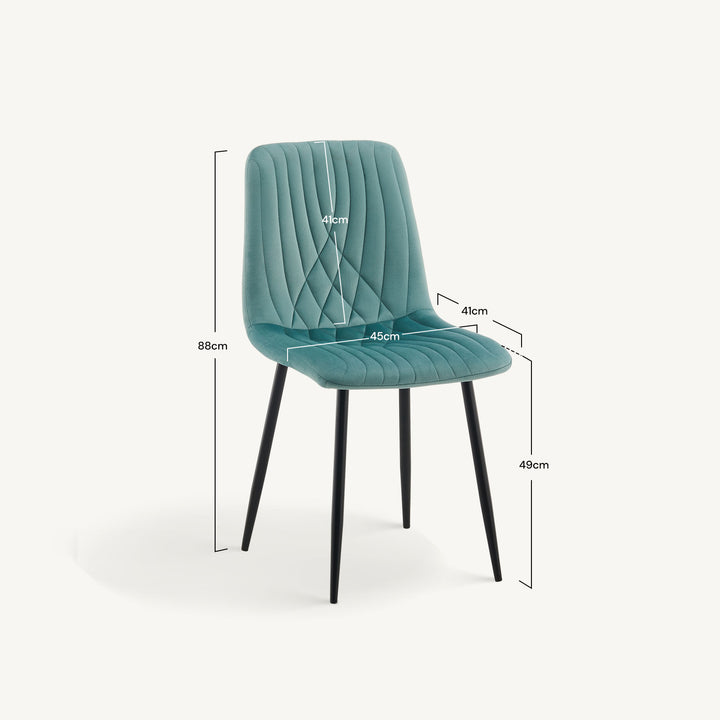 Cardoso Velvet Dining Chair