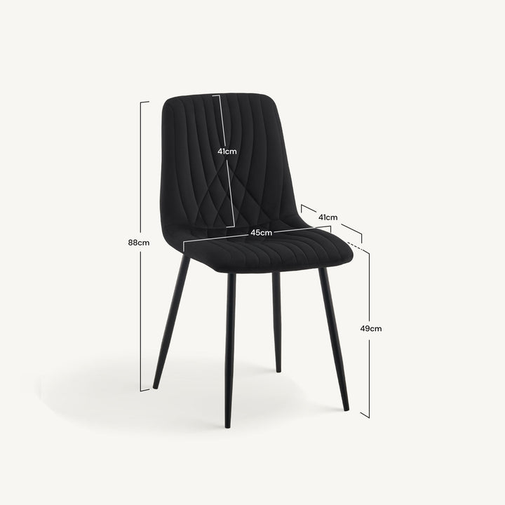 Cardoso Velvet Dining Chair