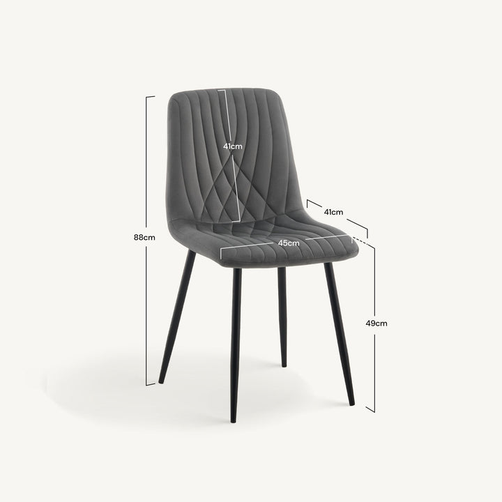 Cardoso Velvet Dining Chair