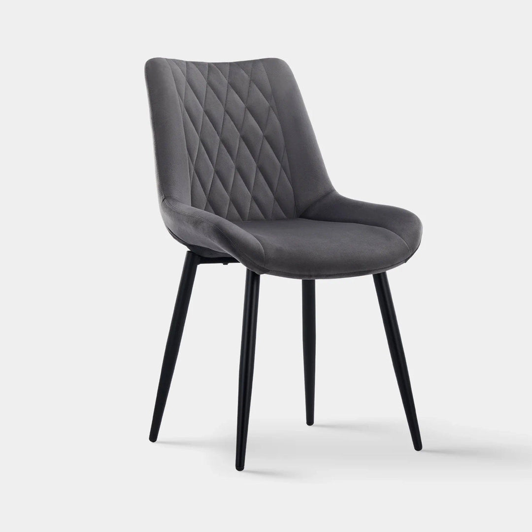 Carl Dining Chairs [Set of 2] [Velvet] - Clipop Furniture