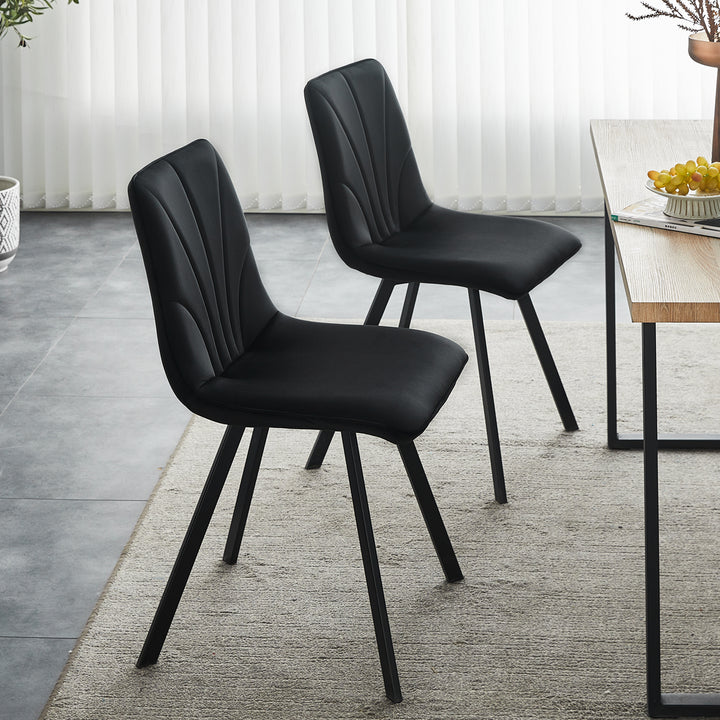 Carlo Dining Chairs [Set of 4] [Velvet]