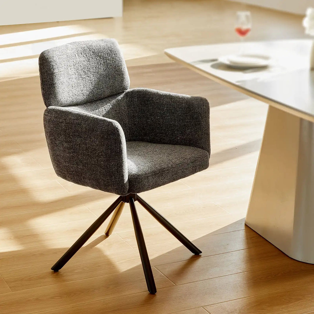 Castoro Swivel Dining Chair Grey 1
