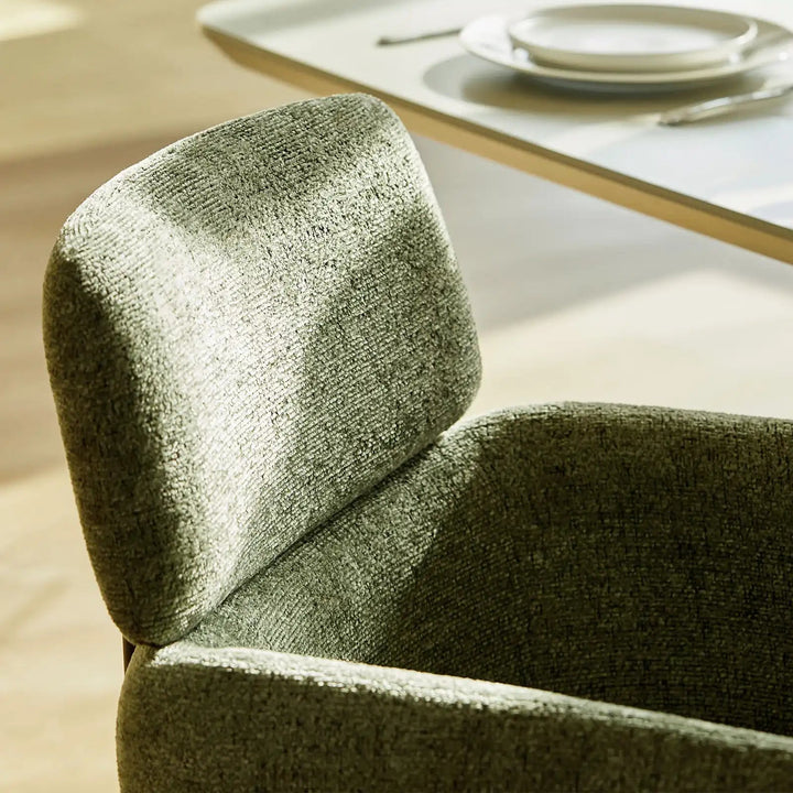 Castoro Swivel Dining Chair Olive Green 6