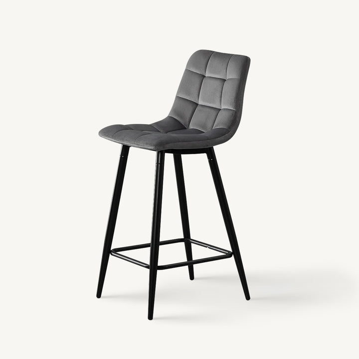 Christie Velvet Bar Stools [Set of 2] [65cm] [75cm]