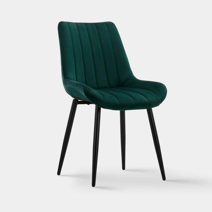 Clair Dining Chairs [Set of 2] [Velvet]