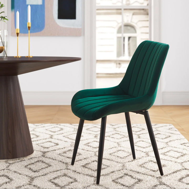 Clair Dining Chairs [Set of 2] [Velvet]