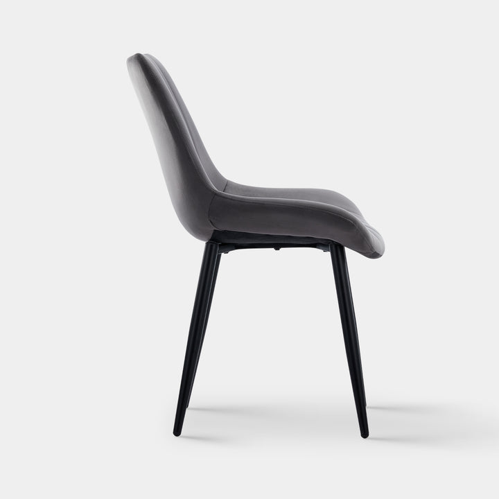 Clair Dining Chairs [Set of 2] [Velvet]
