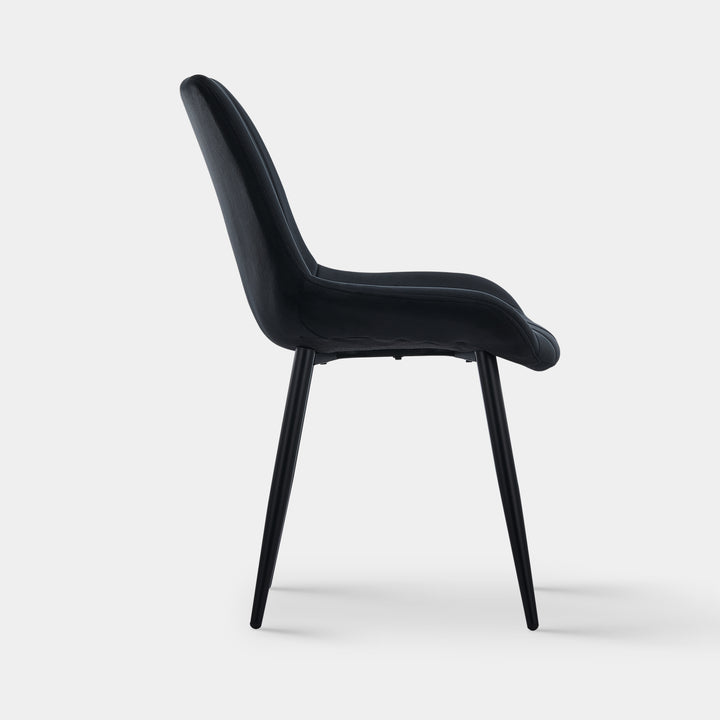 Clair Dining Chairs [Set of 2] [Velvet]