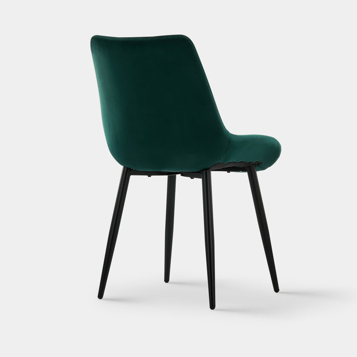 Clair Dining Chairs [Set of 2] [Velvet]