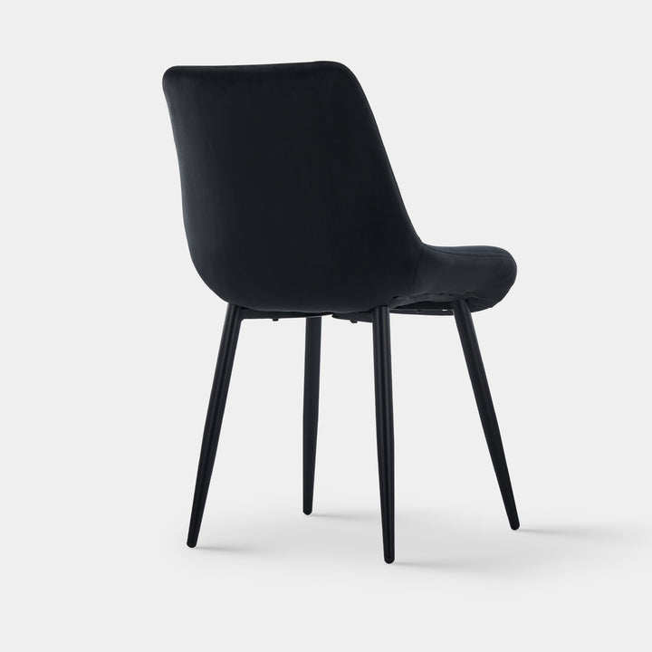 Clair Dining Chairs [Set of 2] [Velvet]