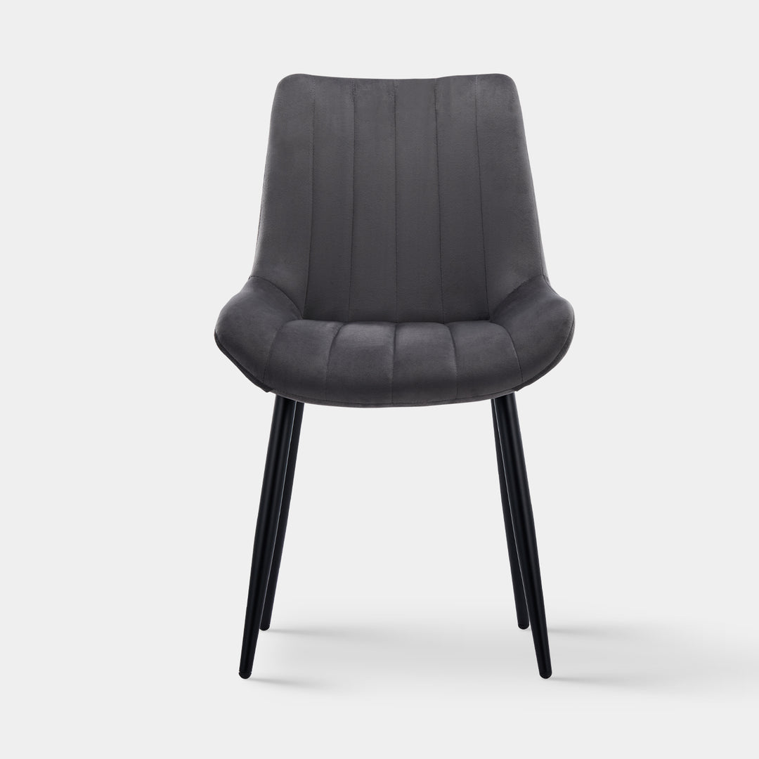 Clair Dining Chairs [Set of 2] [Velvet]