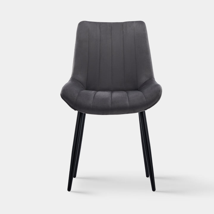Clair Dining Chairs [Set of 2] [Velvet]