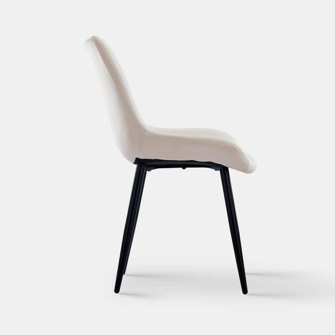 Clair Dining Chairs [Set of 2] [Velvet]