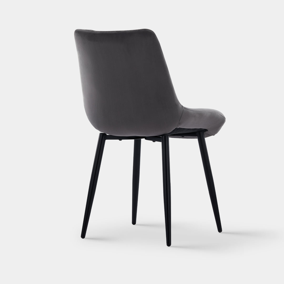 Clair Dining Chairs [Set of 2] [Velvet]