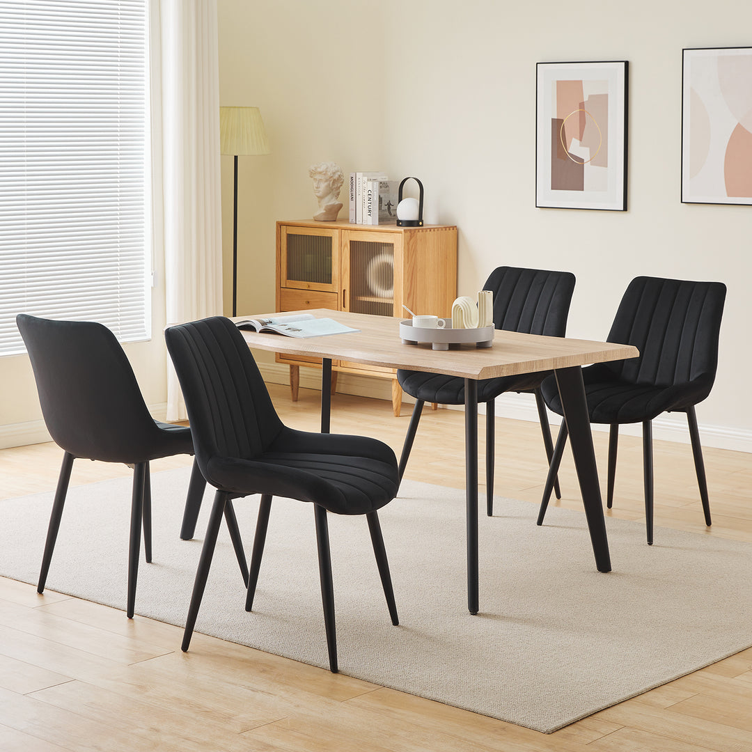 Clair Dining Chairs [Set of 2] [Velvet]