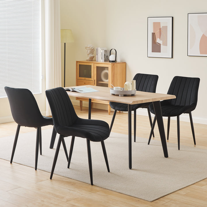 Clair Dining Chairs [Set of 2] [Velvet]