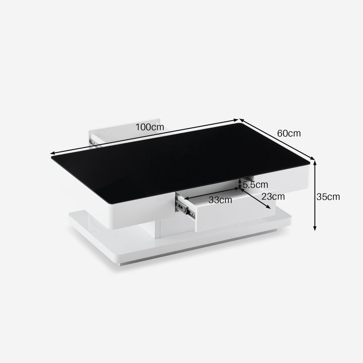 Cydney Coffee Table [Black]