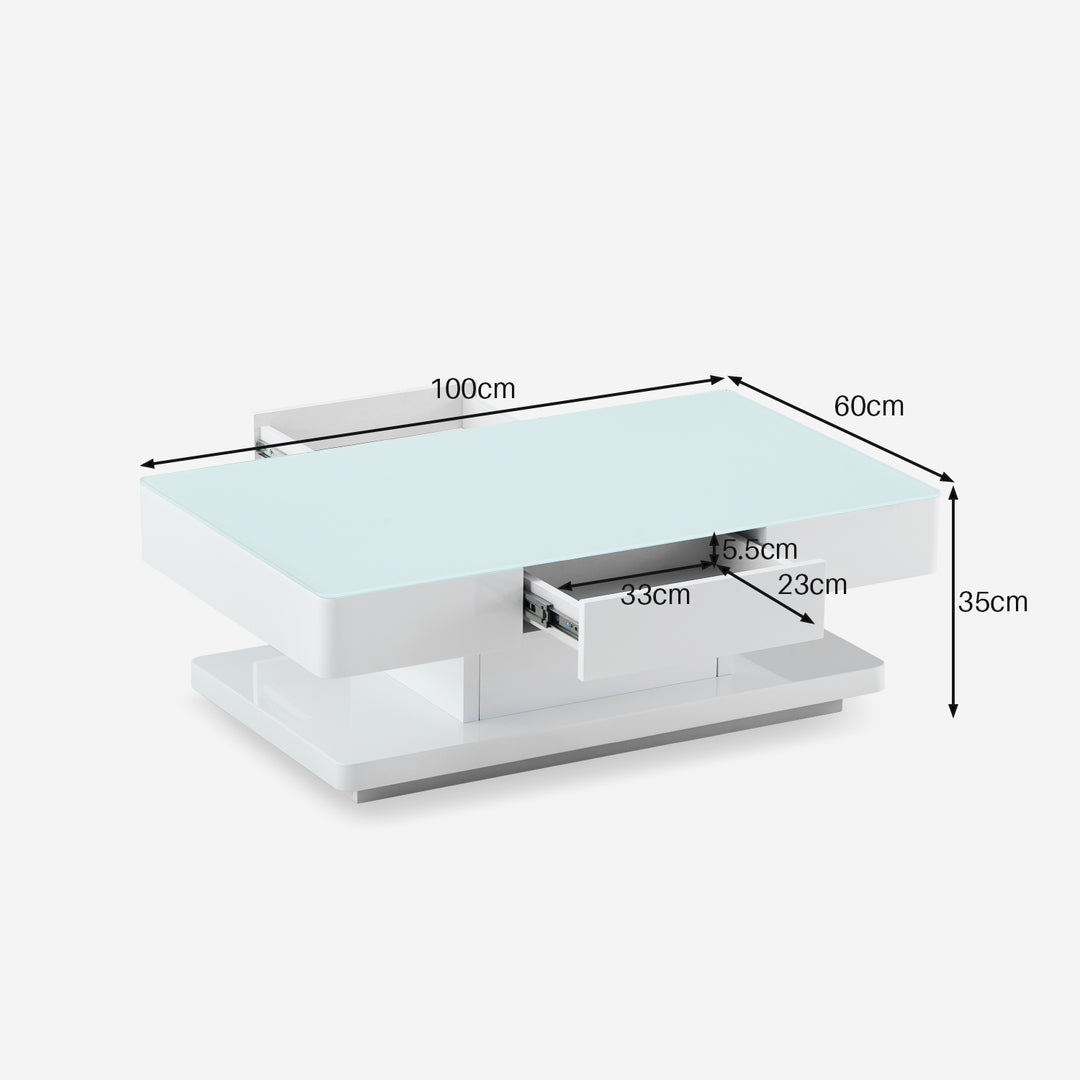 Cydney Coffee Table [White]