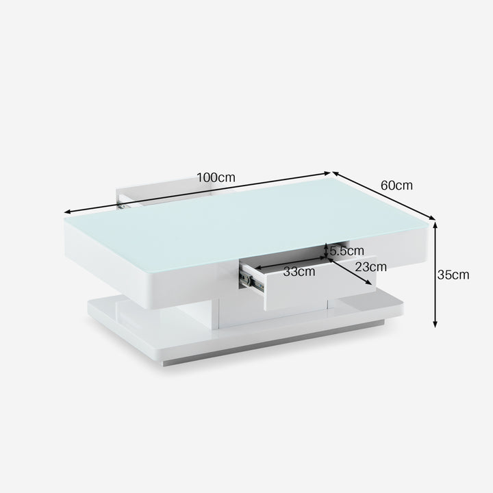 Cydney Couchtisch Clear [Frühjahrs-Sonderangebot]