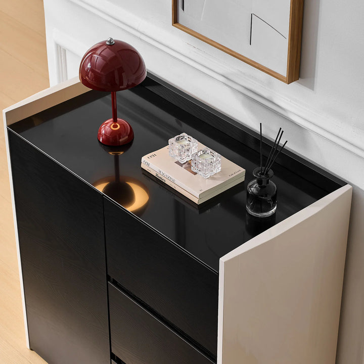 The Dakota Small Dining Sideboard styled in a modern living room interior