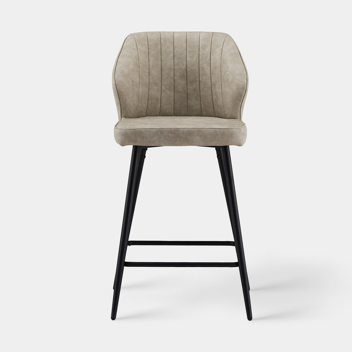 Danforth Bar Stool [Set of 2] [65CM] [PU Leather]