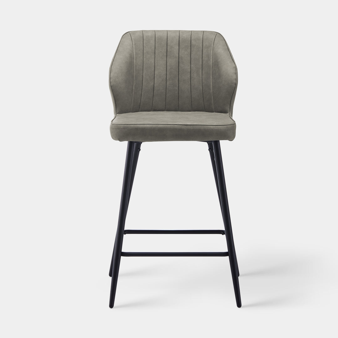 Danforth Bar Stool [Set of 2] [65CM] [PU Leather]