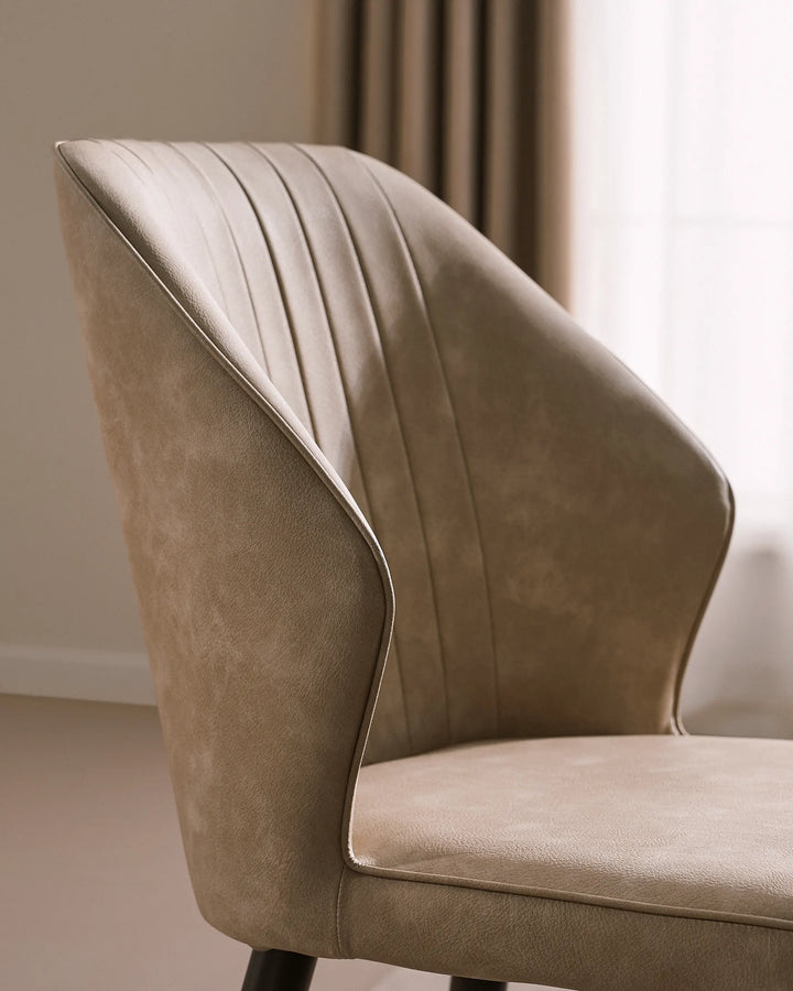 Danforth Faux Leather Dining Chairs [Set of 4]