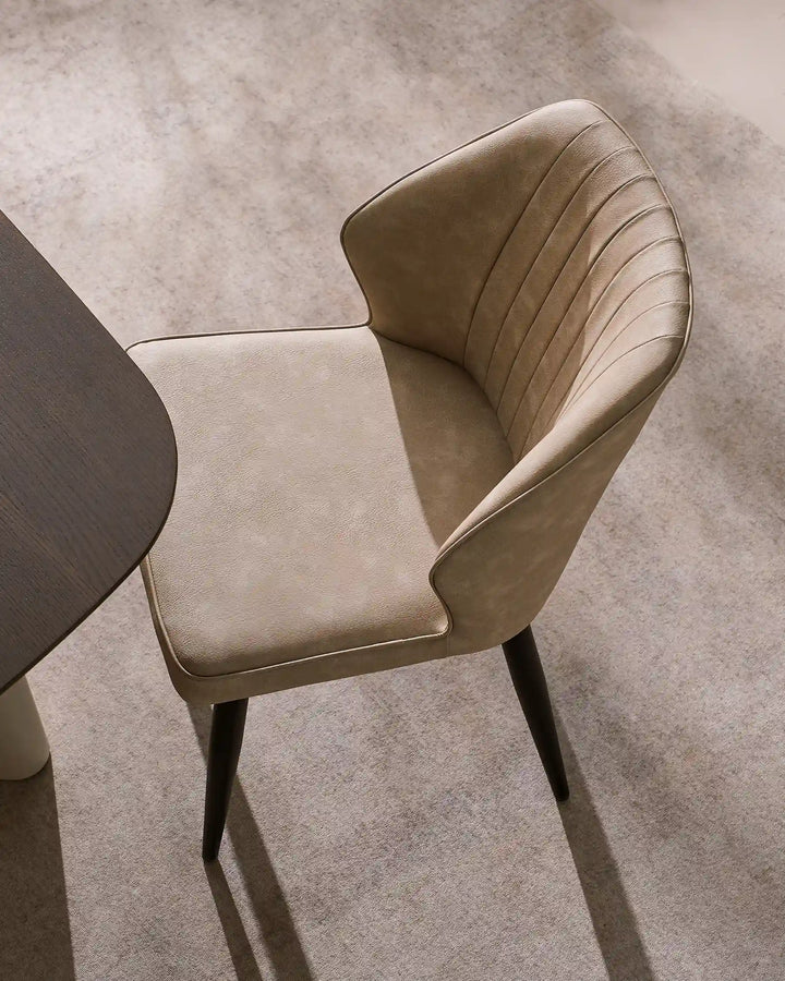 Danforth Faux Leather Dining Chairs [Set of 4]
