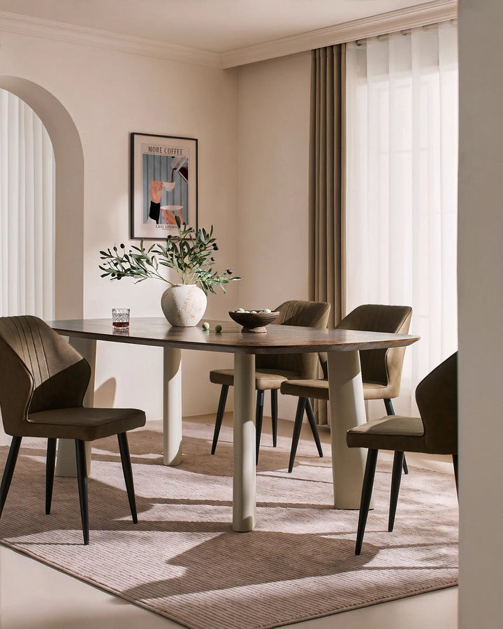 Danforth Faux Leather Dining Chairs [Set of 4]