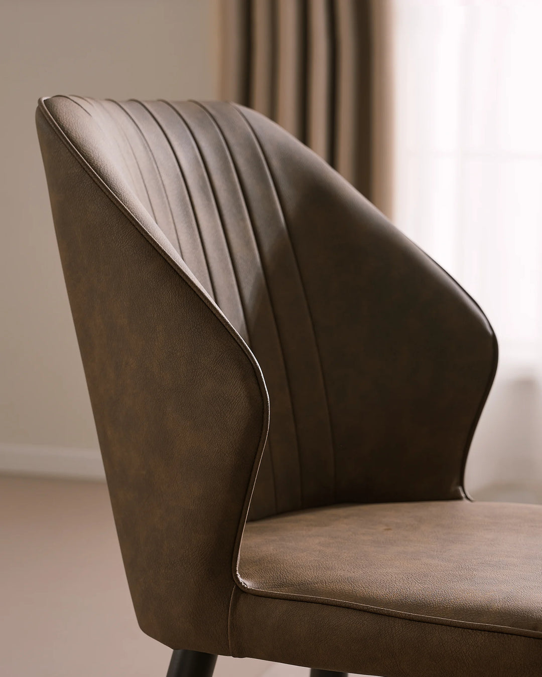 Danforth Faux Leather Dining Chairs [Set of 4]