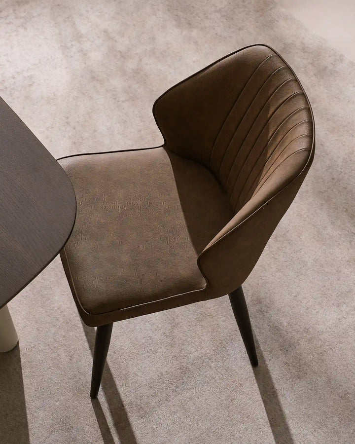 Danforth Faux Leather Dining Chairs [Set of 4]