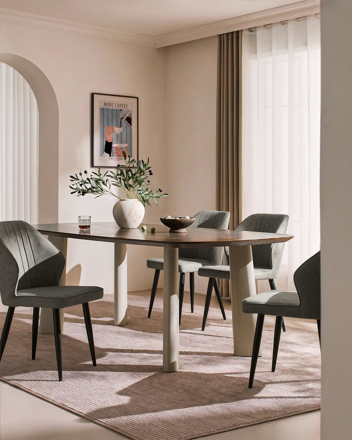 Danforth Faux Leather Dining Chairs [Set of 4]