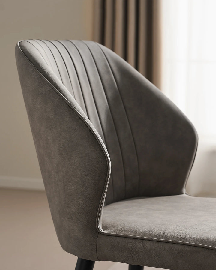 Danforth Faux Leather Dining Chairs [Set of 4]