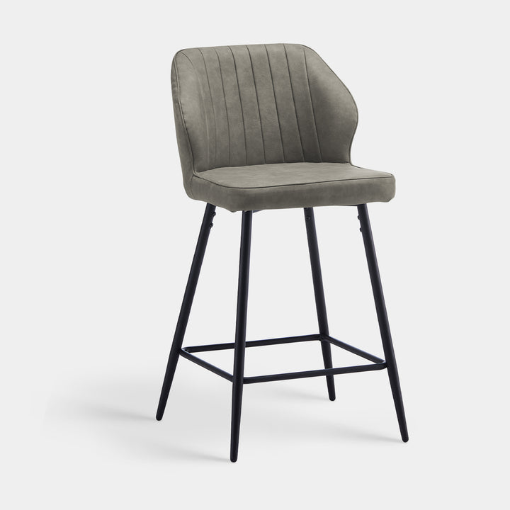 Danforth Bar Stool [Set of 2] [65CM] [PU Leather]