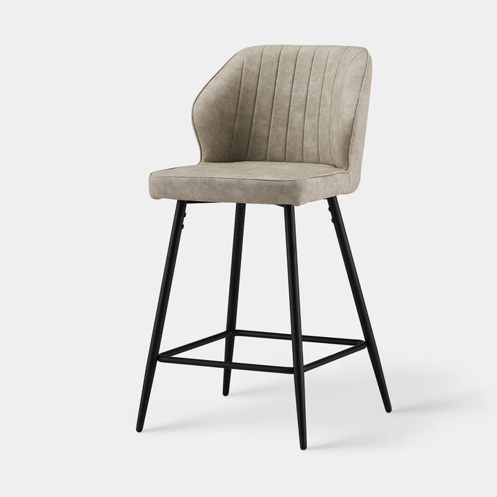 Danforth Bar Stool [Set of 2] [65CM] [PU Leather]