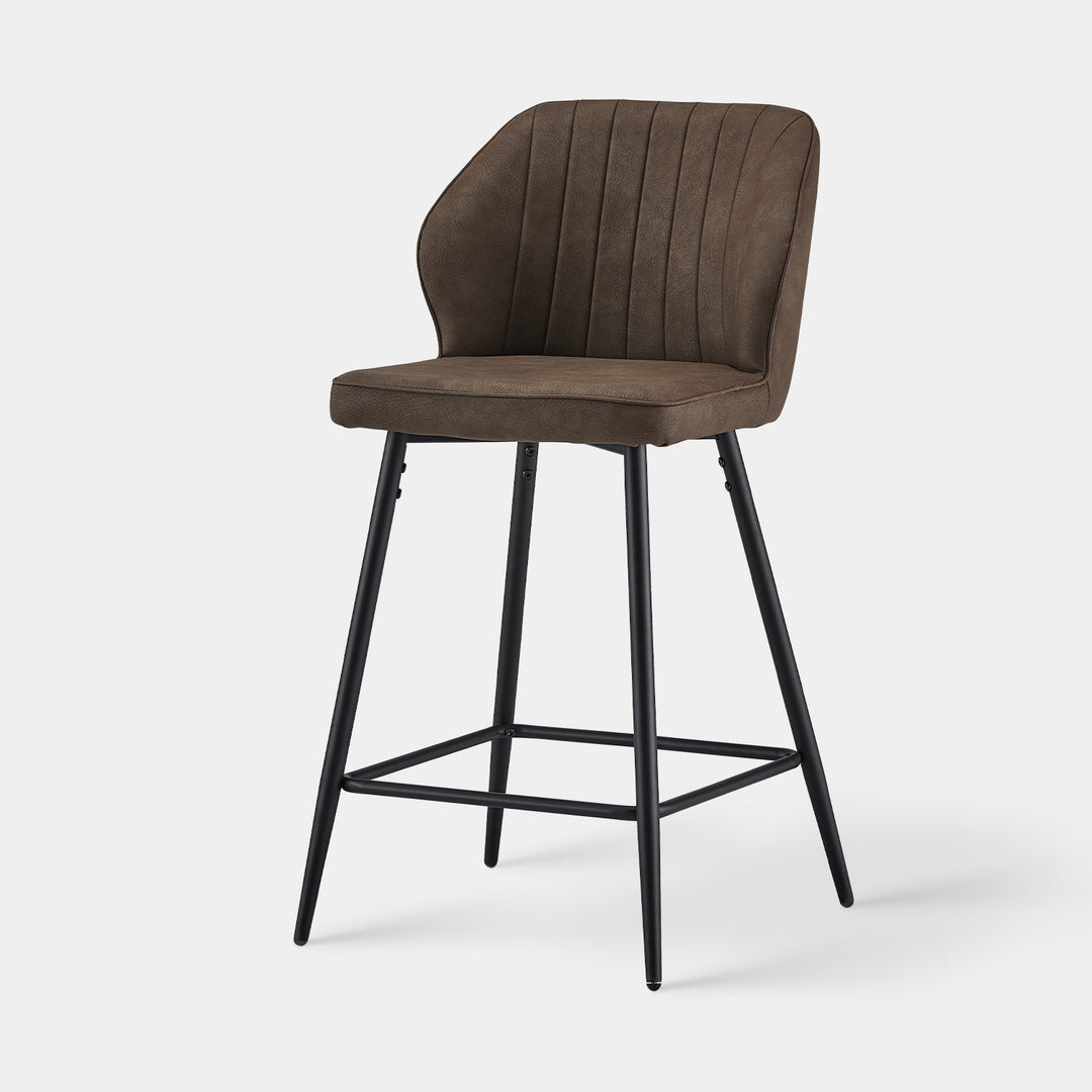 Danforth Bar Stool [Set of 2] [65CM] [PU Leather]