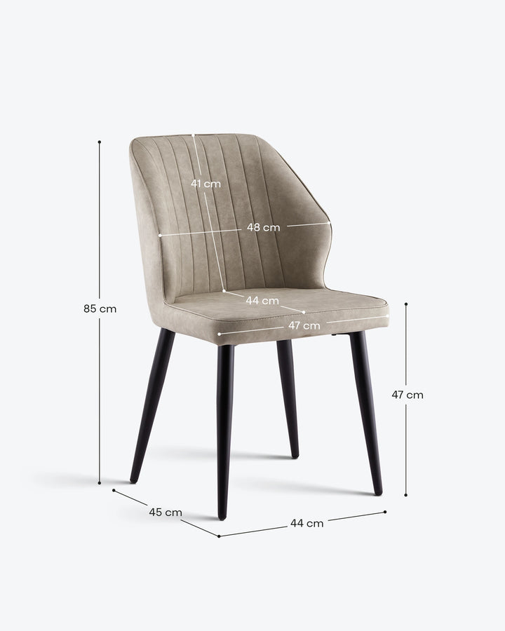 Danforth Faux Leather Dining Chairs
