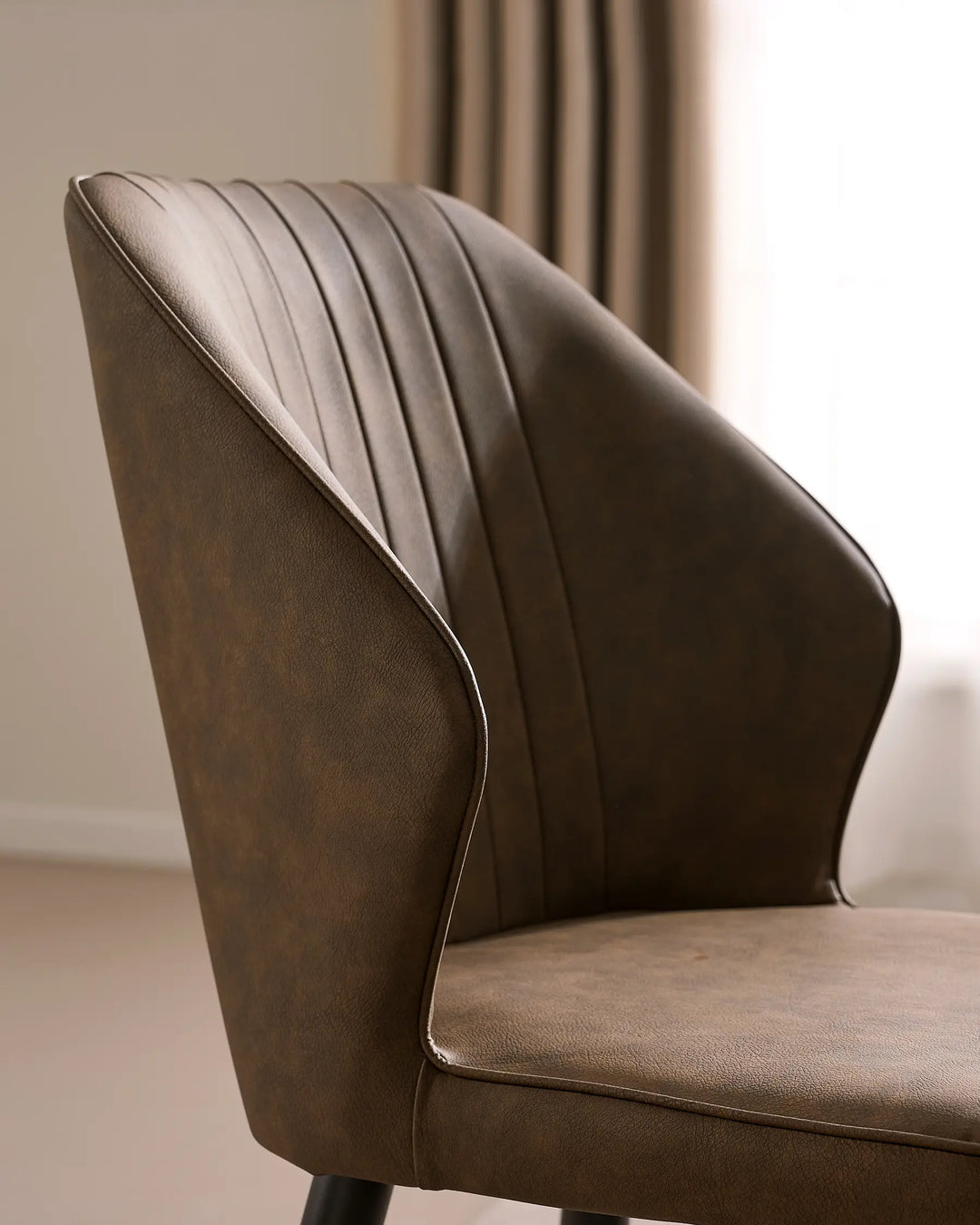 Danforth Faux Leather Dining Chairs