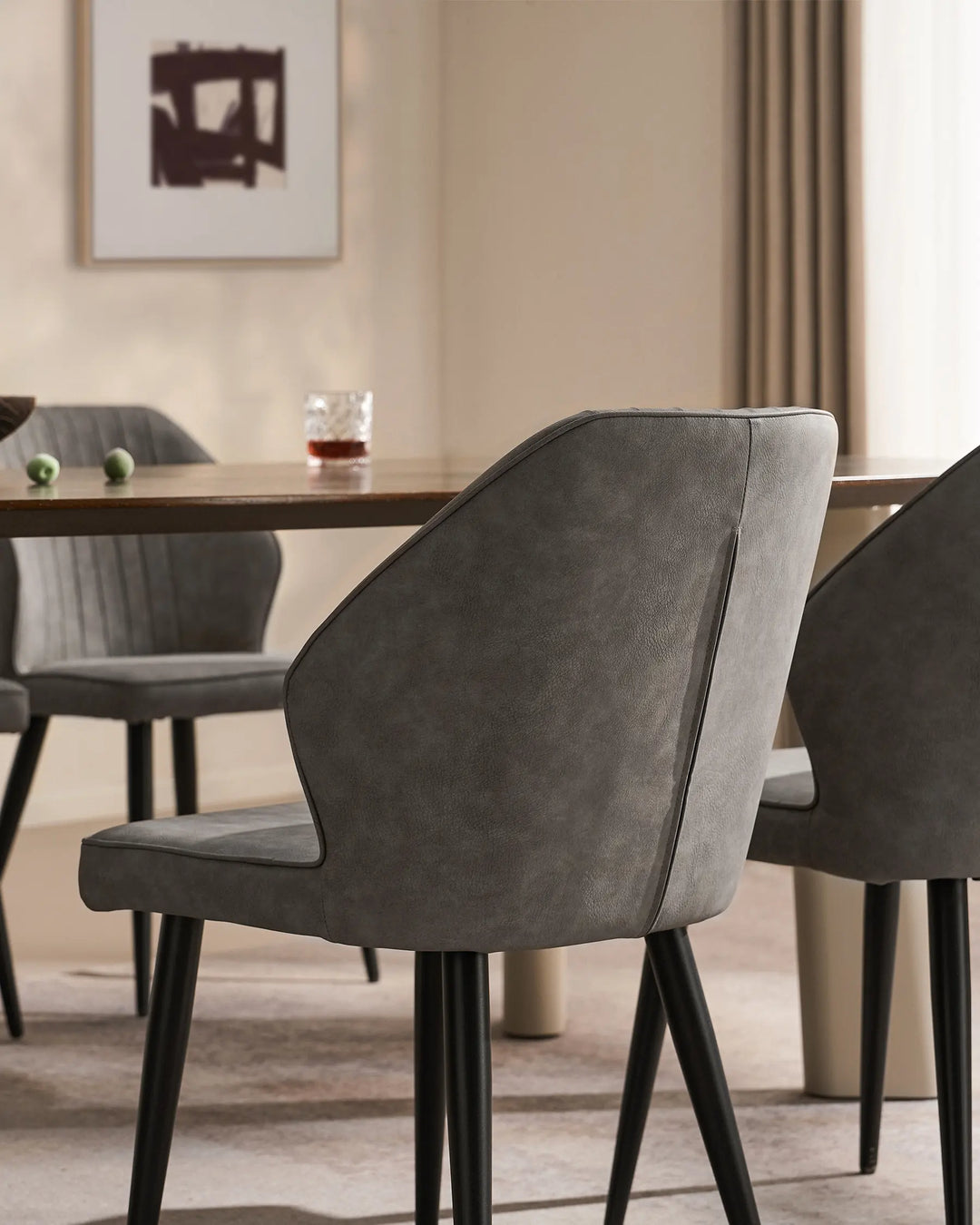 Danforth Faux Leather Dining Chairs