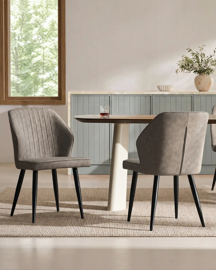 Danforth Faux Leather Dining Chairs