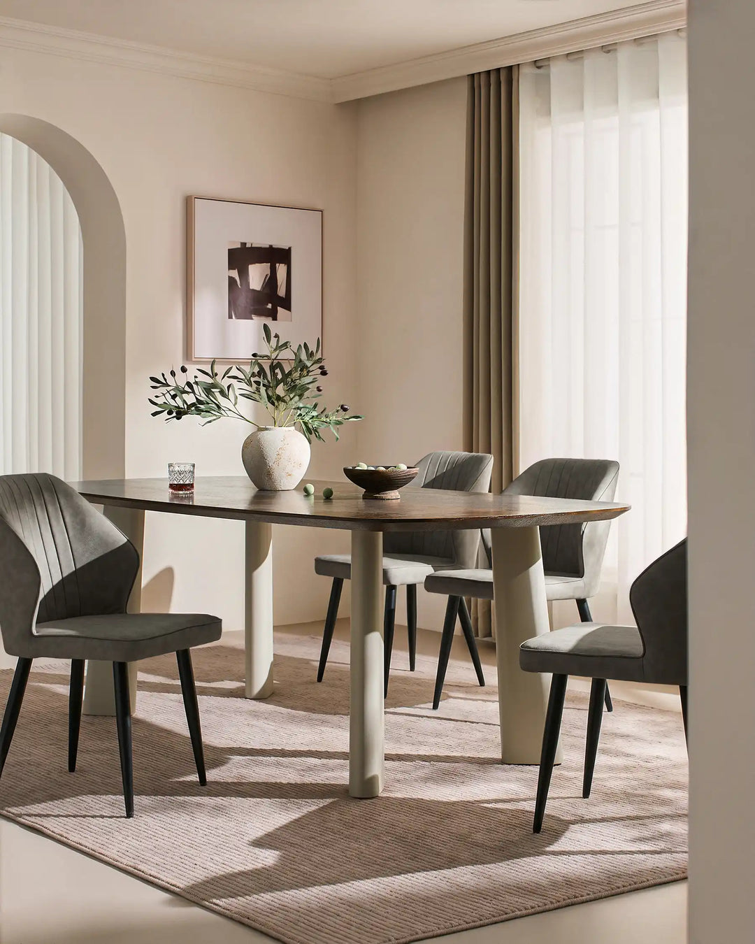 Danforth Faux Leather Dining Chairs