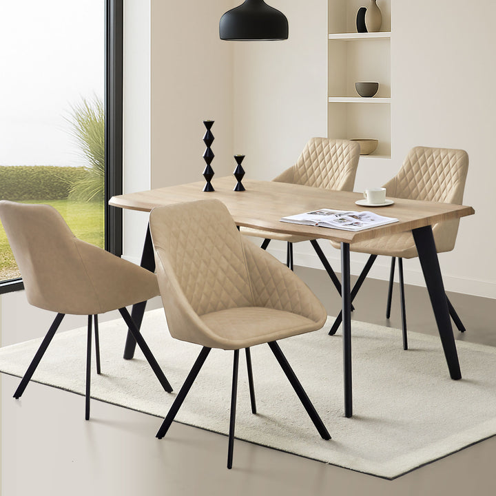 Deluna PU Leather Dining Chair