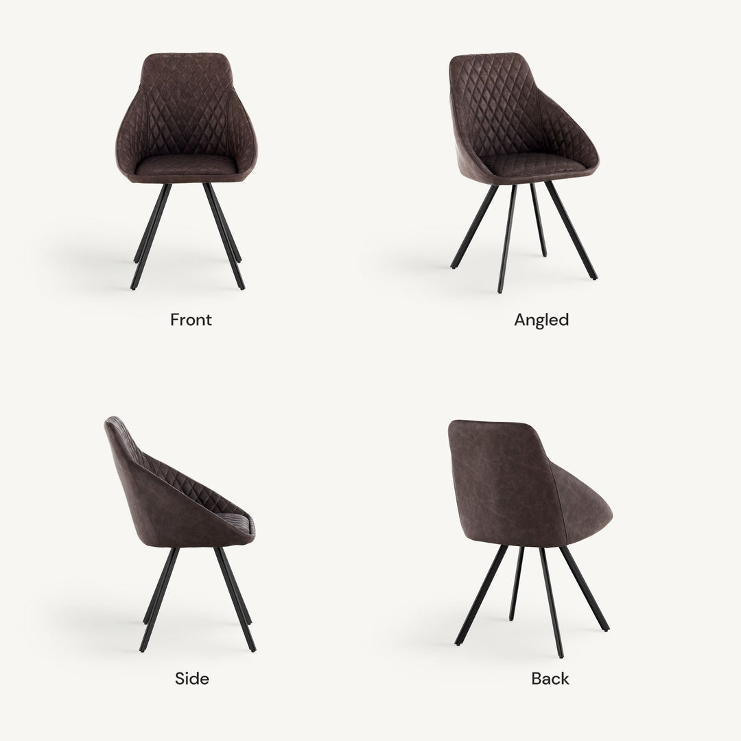 Deluna PU Leather Dining Chair