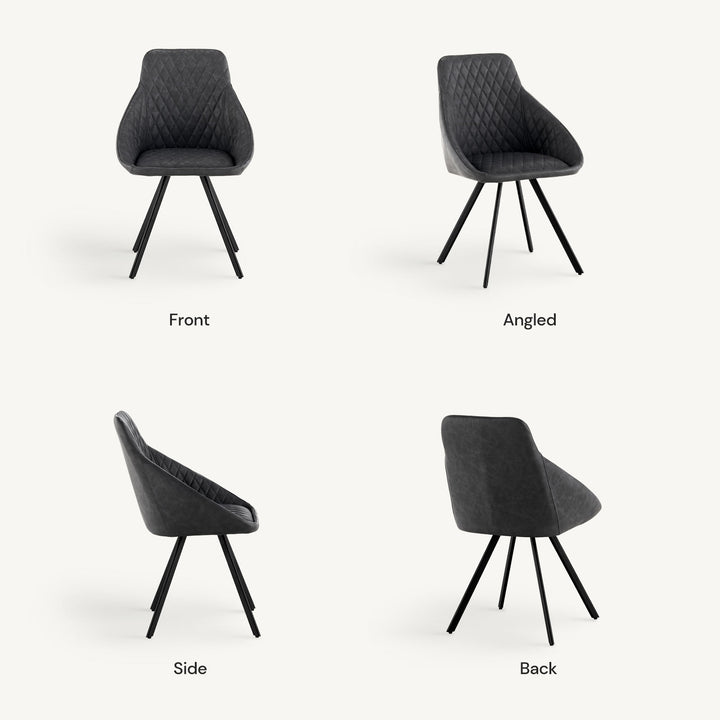 Deluna PU Leather Dining Chair