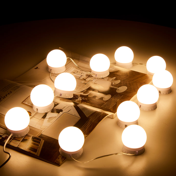 Hollywood Dressing Table LED Lights [12 Bulbs]