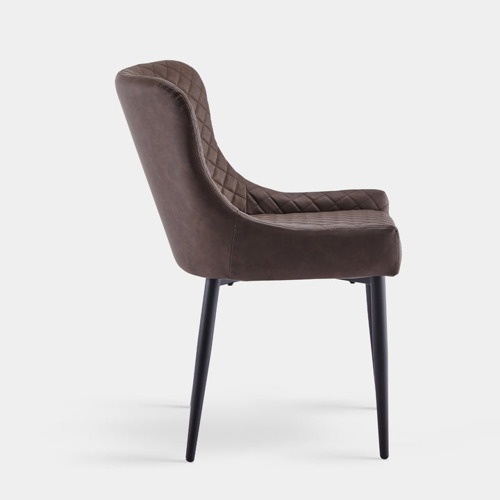 Dundas Dining Chairs[Set of 2] [PU Leather]
