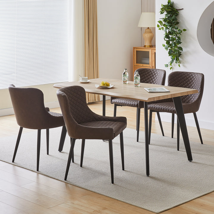 Dundas Dining Chairs[Set of 2] [PU Leather]