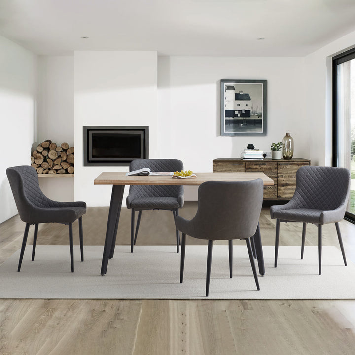 Dundas Dining Chairs[Set of 2] [PU Leather]