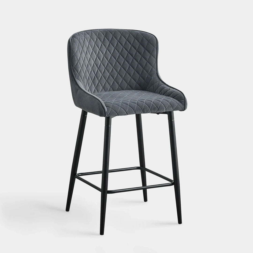 Dundas Velvet Bar Stools [65cm][Set of 2]